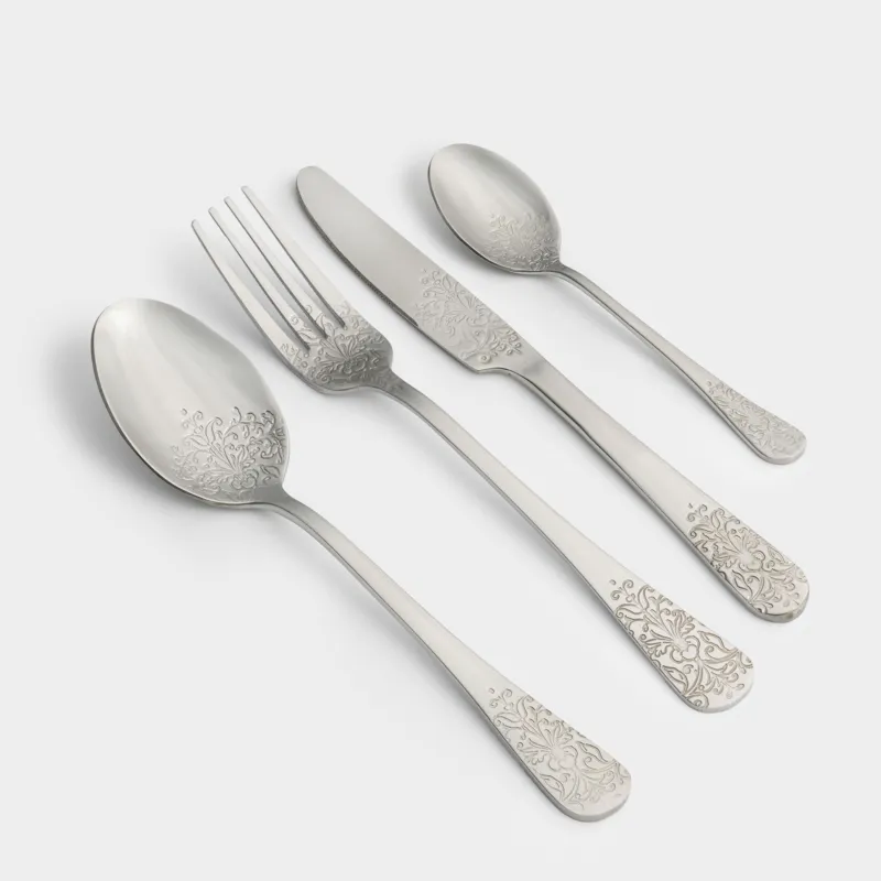Столовые приборы, 6 перс, 24 пр, сталь, Узор, Versailles