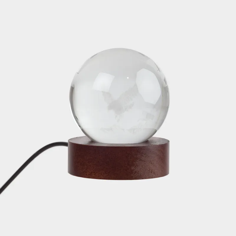 Сәндік шам, 7 см, жарықтандырылған, шыны/ағаш, Бүркіт, Illumination, image-1