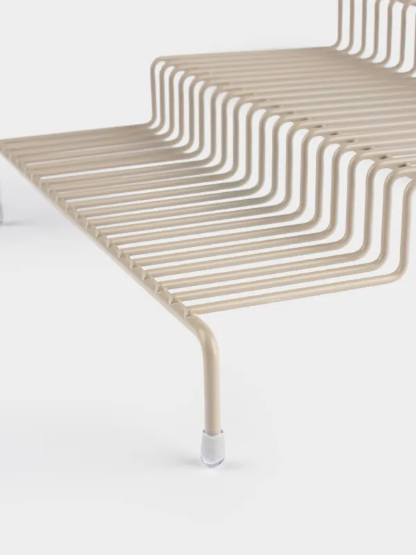 Шкафқа арналған сөре-органайзер, 26х25 см, 3 деңгейлі, металл, сарғылт-қоңыр, Beige style, image-5