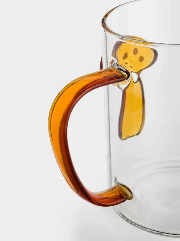 Саптыаяқ, 400 мл, шыны Б, қоңыр тұтқа, Саңырауқұлақтар, Shape, image-3