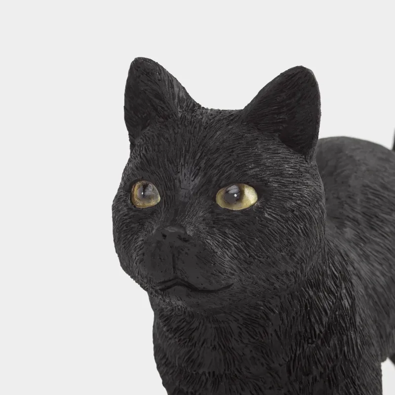 Статуэтка, 24х23 см, полирезин, черная, Кот, Cat night, image-3