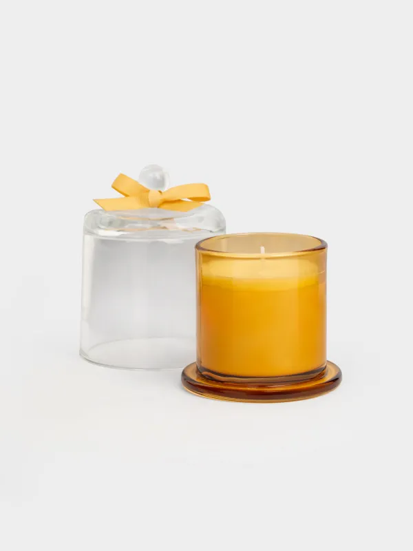 Хош иісті шам, 11 см, шам ұстағышта, қақпағы бар, шыны, Ocean blossom, Esthetic, image-1