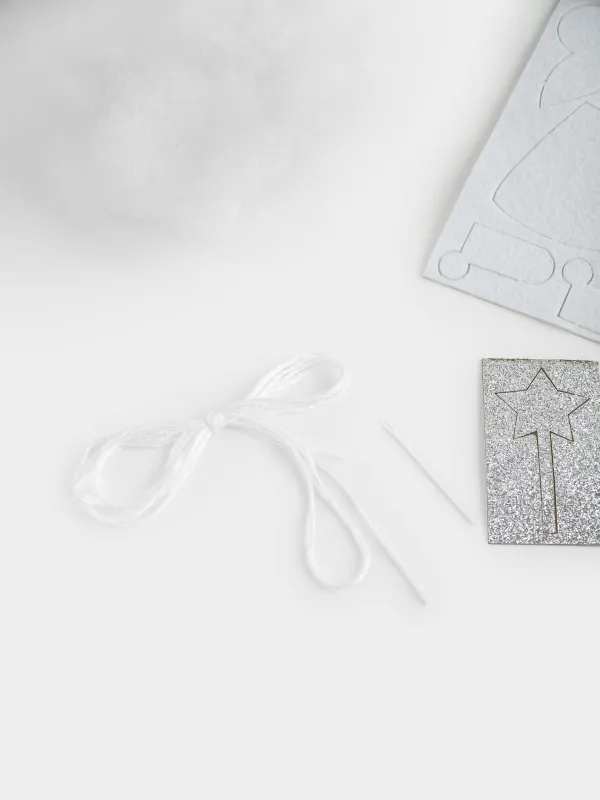 Шығармашылық жиынтығы, 13х11 см, қолөнер, киіз/мақта, салпыншақ, Періште, Creativity, image-2