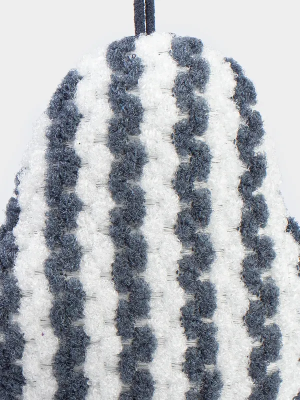 Дене жууға арналған жөке, 11х15 см, балаларға арналған, полиэстер/нейлон, сұр, акула, Aquatic animals, image-3