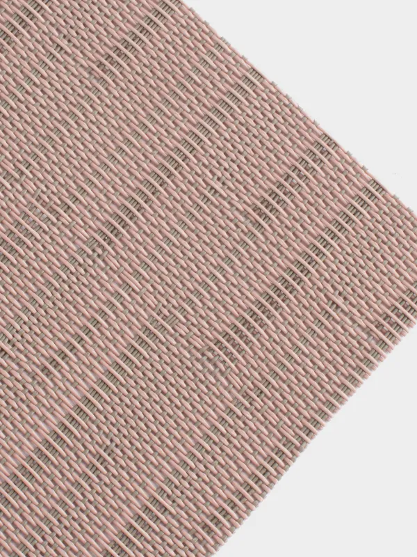 Аспаптарға арналған майлық, 30х45 см, ПВХ/полиэстер, тікбұрышты, шаңды қызғылт, Solid, image-1