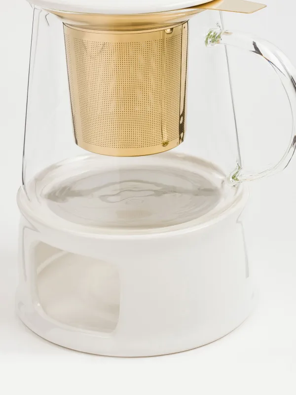 Чайник заварочный, 600 мл, с подогревом, Ellan, image-3