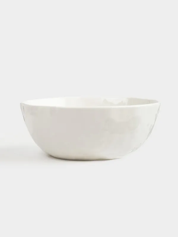 Сервиз обеденный, 6 перс, 18 пр, фарфор P, белый, Мятый эффект, Egaleo, image-5