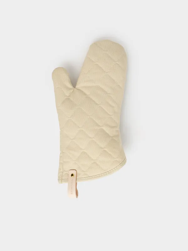 Прихватка-варежка, 17х35 см, хлопок/полиэстер, молочная, Stitch kitchen, image-0