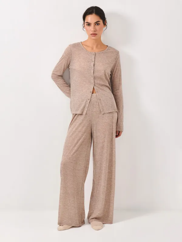 Әйелдер кардиганы, үйге арналған, өлшемі S, полиэстер/вискоза, құмды, Amelie, image-2