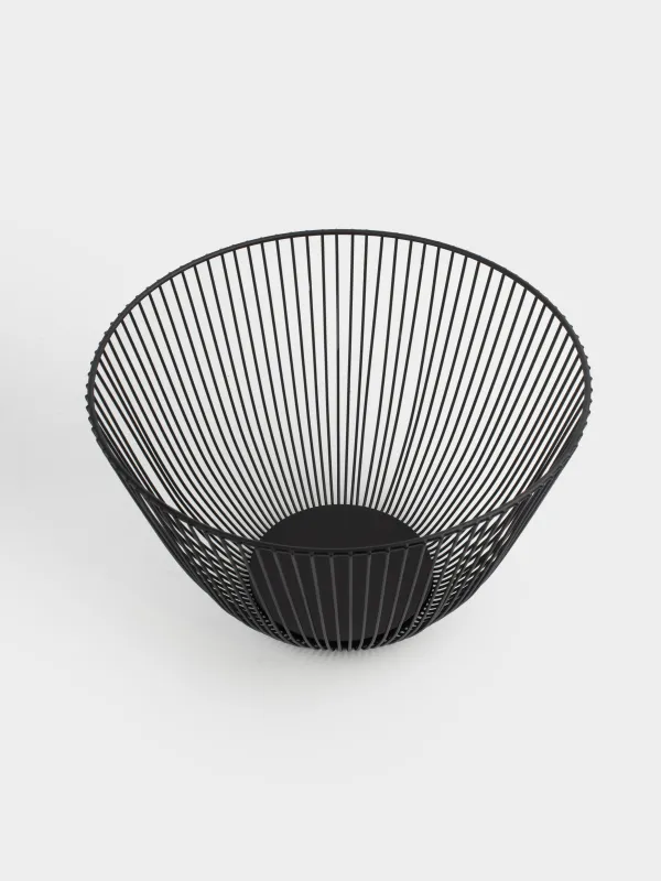 Корзина для фруктов, 25 см, Twist black, image-3