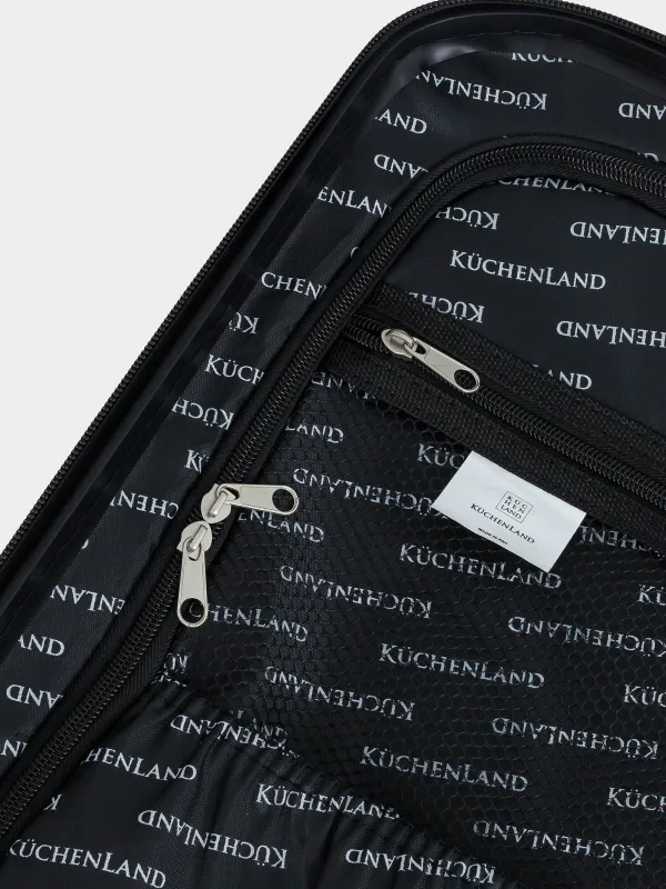 Чемодан M, 45х25х67 см, 3,4 кг, құлпы бар, пластик, графит, Travel comfort, image-14