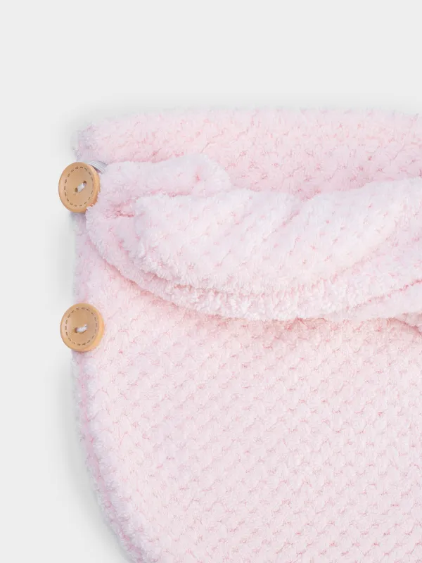 Шашқа арналған сәлде-орамал, 62х24 см, микроталшық, қызғылт, Fiber spa, image-2