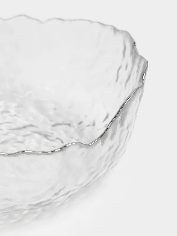 Кесе, 13х6 см, шыны, күміс жиектері бар, Nautilus silver, image-3