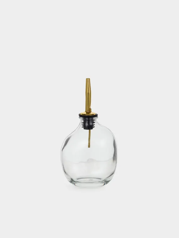 Бутылка для масла или уксуса, 250 мл, с дозатором, Classic gold, image-0