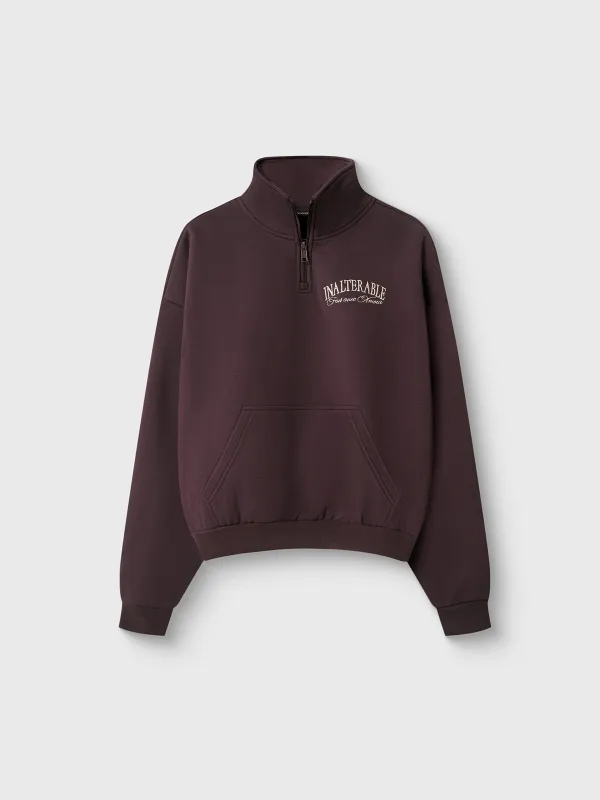 Әйелдер толстовкасы, өлшемі XS, сыдырмасы бар, мақта/полиэстер, қою қызыл, Leonie, image-6