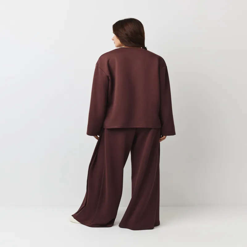 Әйелдер шалбары, өлшемі L, модал/полиэстер/эластан К, қоңыр, Reinalda, image-2