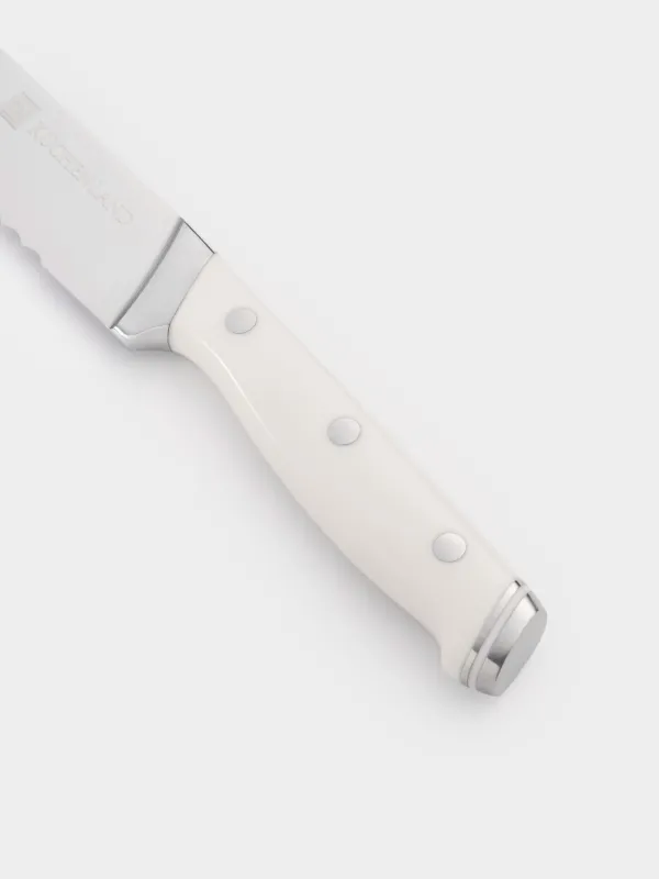 Нан пышағы, 20 см, болат/пластик, ақ, Solo white, image-2