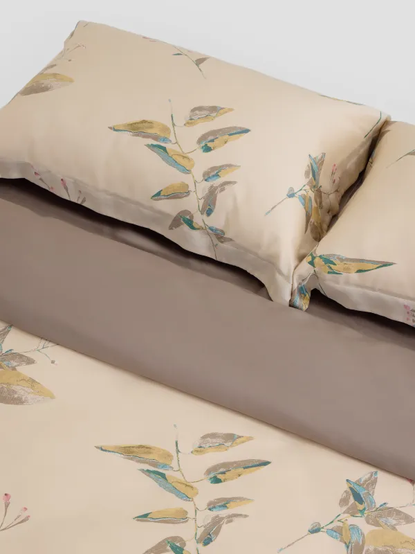 Постельное белье, евро, тенсель, Листья, Tencel, image-1