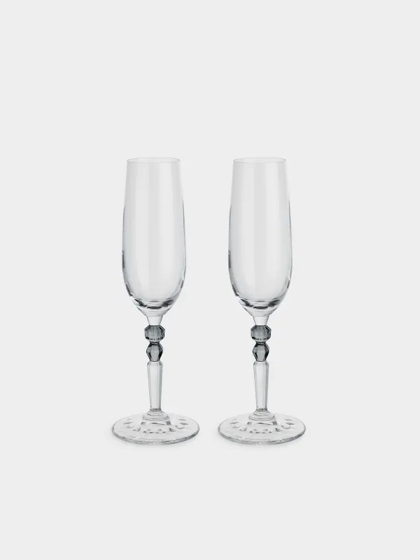Шампан бокалы, 240 мл, 2 дана, хрусталь шыны, Perama, image-0