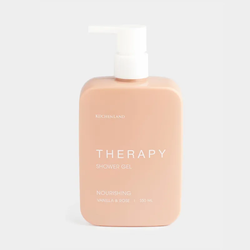 Душқа арналған гель, 350 мл, нәрлендіреді, Ваниль/Раушан, Therapy