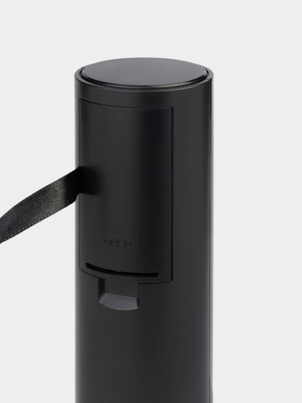 Штопор электрический, 23 см, с резаком для фольги, пластик, черный, Bar, image-2