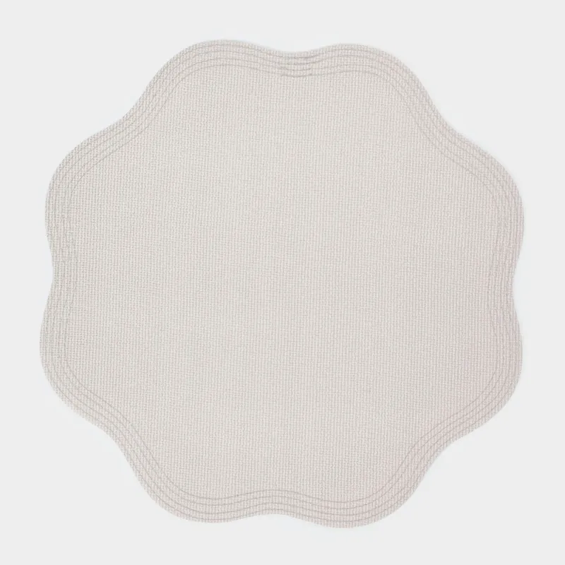 Аспаптарға арналған майлық 38 см, ПВХ, бұйра, сарғылт-қоңыр, Толқынды жиектер, Rock