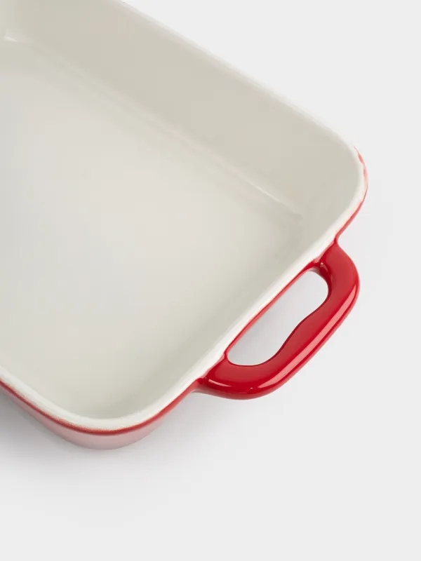 Пісіруге арналған қалап, 27х20 см, керамика, тікбұрышты, қызғылт, Градиент, Cakes gradient, image-6