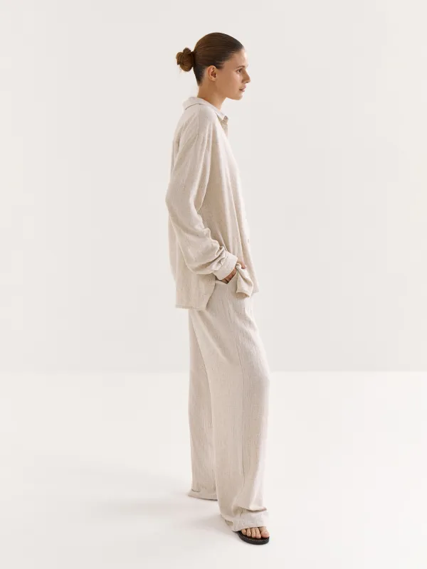 Әйелдер шалбары, өлшемі M, вискоза/зығыр, құм, Melami, image-2