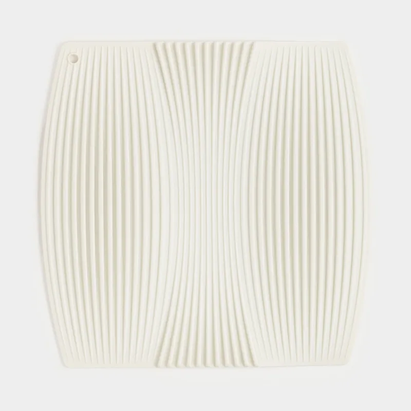 Ыстыққа арналған ұстағыш-тұғыр, 20 см, төртбұрышты, силикон, сарғылт-қоңыр, Wavelet