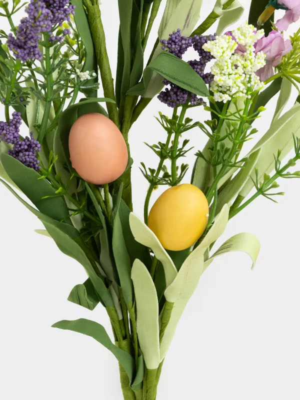 Ветка декоративная, 70 см, Цветы и пасхальные яйца, Easter decor, image-2
