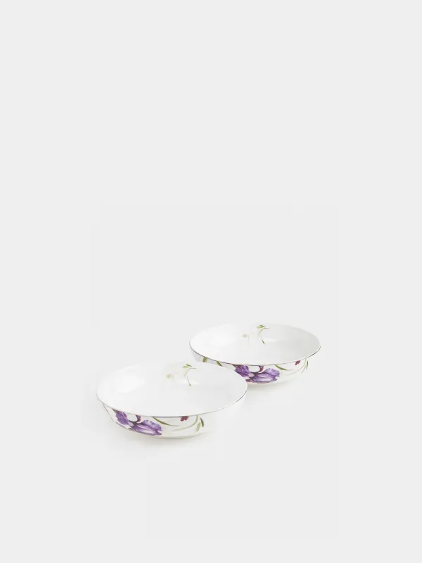 Тарелка суповая, 20х5 см, 2 шт, Ирис, Antarctica Flowers, image-2