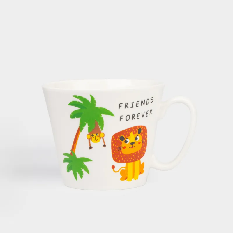 Саптыаяқ, балаларға арналған, 280 мл, фарфор N, ақ, Сафари, Jungle