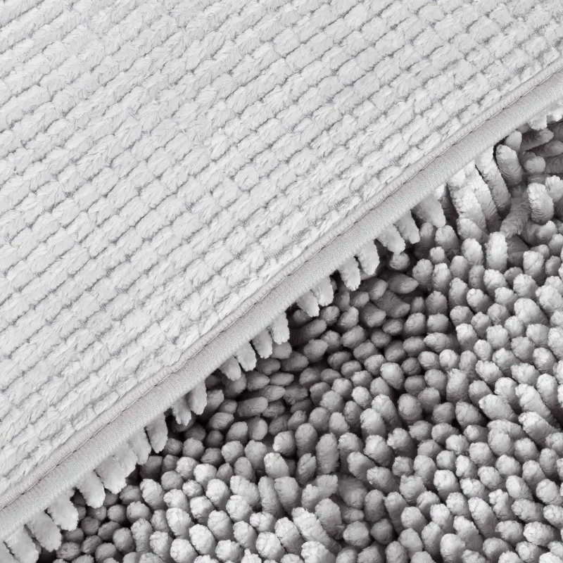 Кілемше, 65х100 см, сырғанауға қарсы, полиэстер, қоңыр, Fluff, image-6