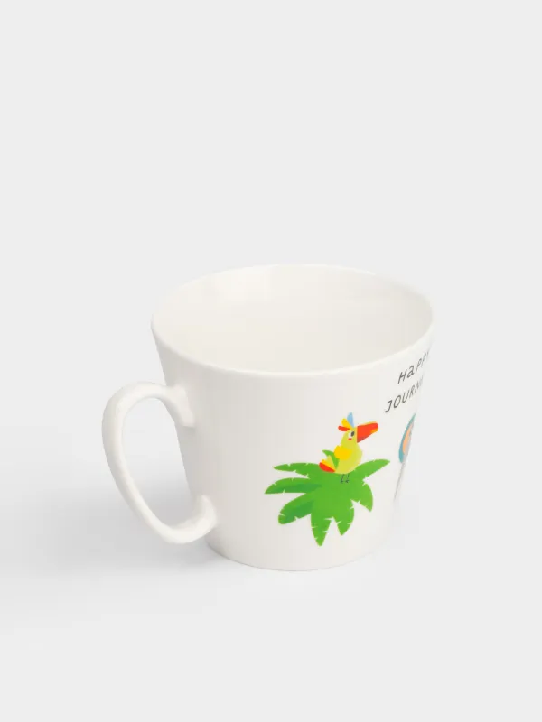 Саптыаяқ, балаларға арналған, 280 мл, фарфор N, ақ, Сафари, Jungle, image-2