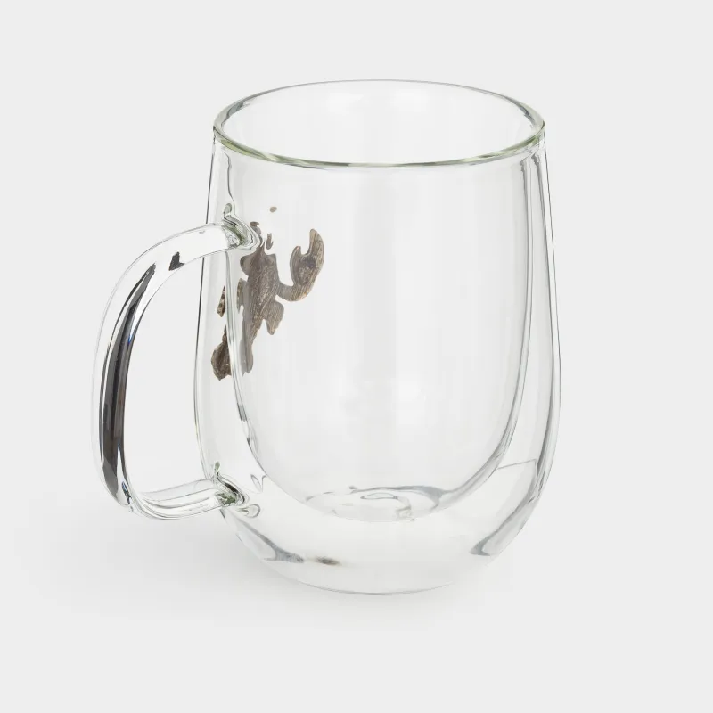 Саптыаяқ, 350 мл, металлдан жасалған шыны, алтын, Шаян, Air zodiac, image-1