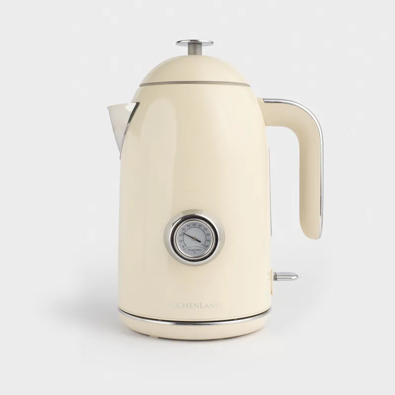 Шайнек, электрлі, 1,7 л, 1850-2200 Вт, болат/пластик, сарғылт-қоңыр, Vintage kitchen