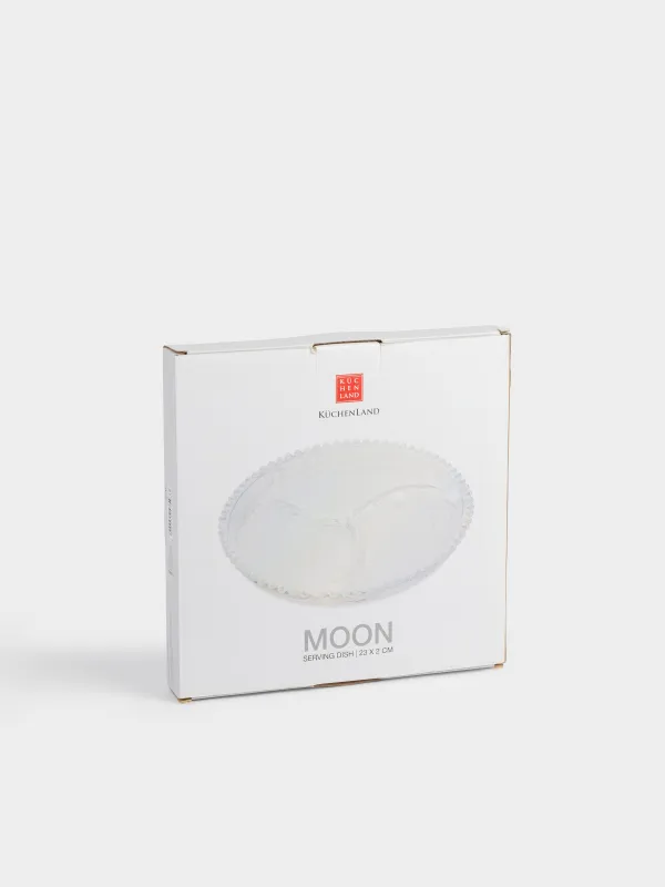 Менажница, 23 см, 3 бөлім, шыны, Меруерт, Moon, image-6