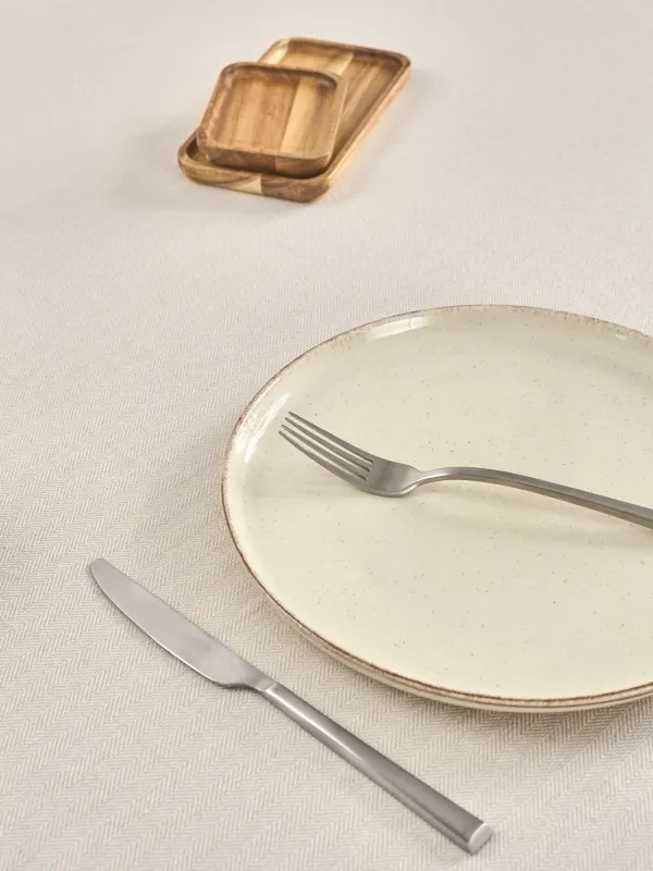 Дастархан, 170х250 см, шашағы бар, мақта, сарғылт-қоңыр-сүтті, Framed, image-2