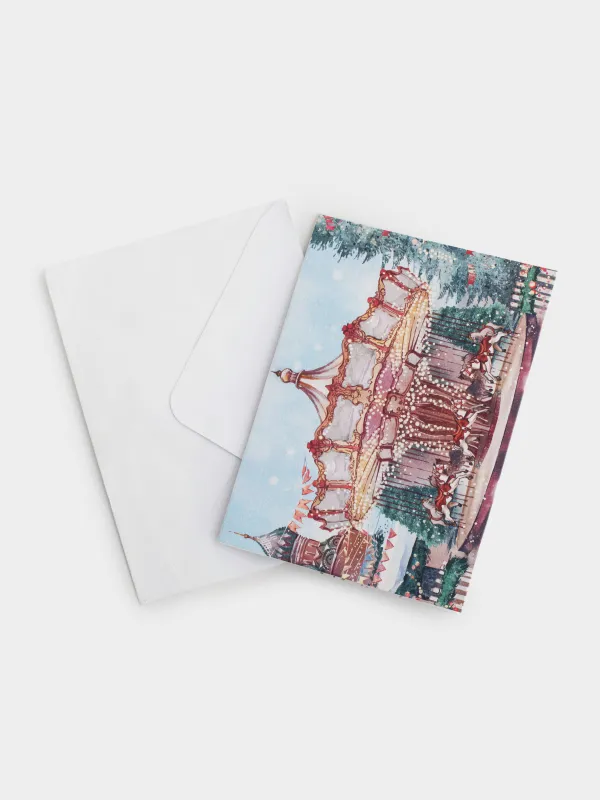 Открытка подарочная 3D, 18х13 см, Carousel, image-3