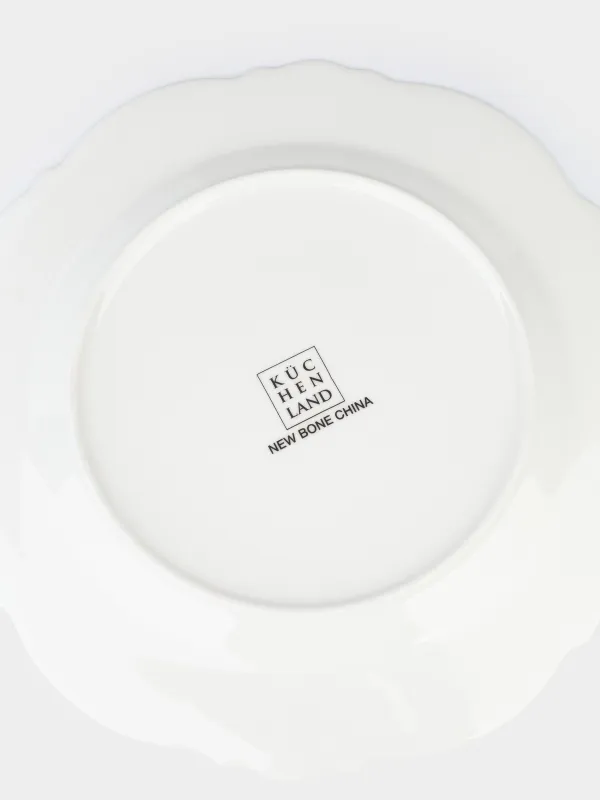 Тарелка обеденная, 27 см, фарфор N, белая, Дом в лесу, Forest house, image-4