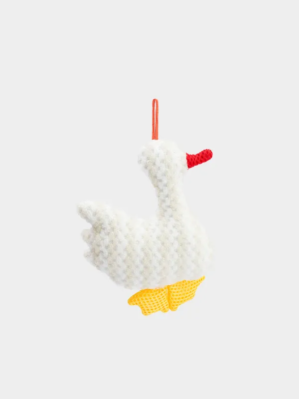 Дене жууға арналған жөке, 15х17 см, балаларға арналған, полиэстер/нейлон, ақ, Үйрек балапаны, Duck yellow, image-2