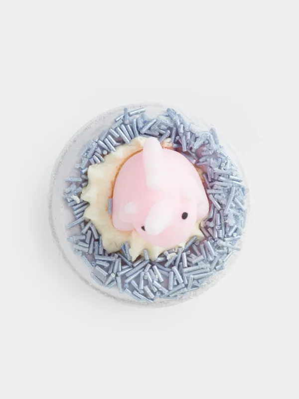 Бомбочка для ванны, 130 гр, с игрушкой, Ежевика и ваниль, Единорог, Unicorn, image-1