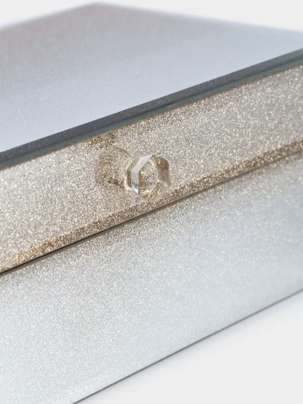 Зергерлік қорап, 21х13 см, шыны, алтын градиент, Actress, image-6