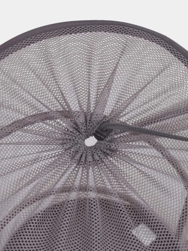 Кірге арналған себет, 46х34 см, жиналмалы, полиэстер/болат, дөңгелек, қара, Safety, image-2