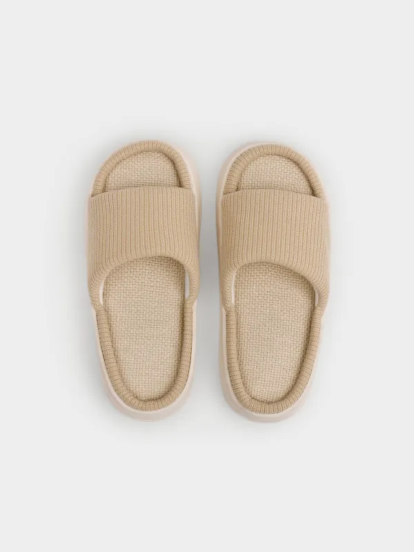 Тапочки женские, Knitted, image-1