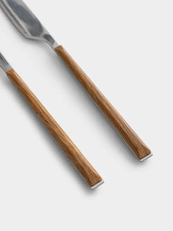 Үстел пышағы, 2 дана, болат/пластик, қоңыр, Prague, image-2