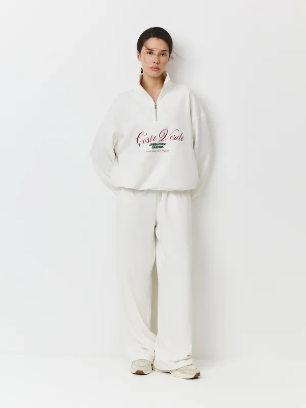 Әйелдер шалбары, өлшемі L, мақта/полиэстер, сүт түстес, Liem, image-0