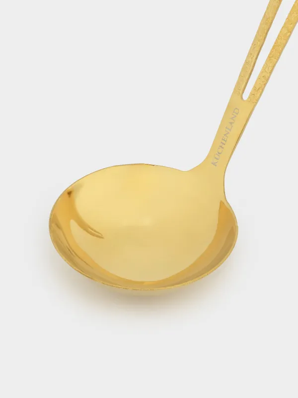 Шөміш, 22 см, болат, алтын, Viron gold, image-2