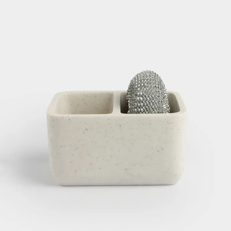 Ас үй губкасына арналған органайзер, 12 см, 2 бөлік, полирезин, құм, Dune