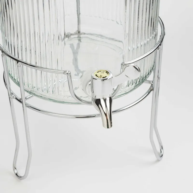 Диспенсер для напитков, 5,8 л, стекло Р/металл, Argos, image-3